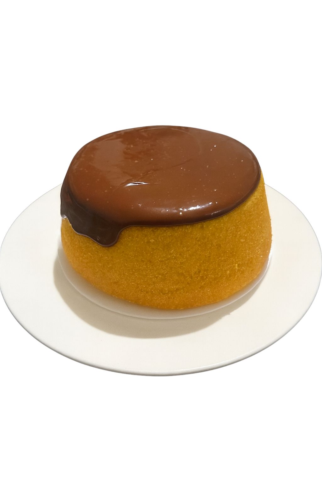 Bolo Caseiro Vulcão de Cenoura c/ Ganache de Chocolate